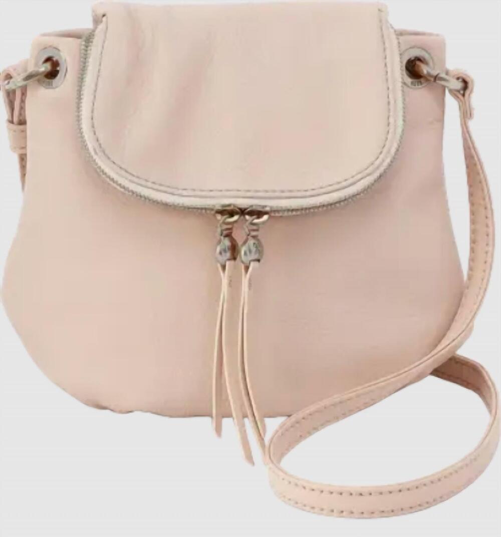 NEW HOBO women's fern zip-flap crossbody bag in coastal cloud